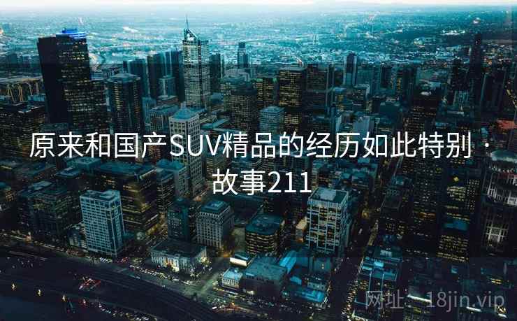 原来和国产SUV精品的经历如此特别 · 故事211